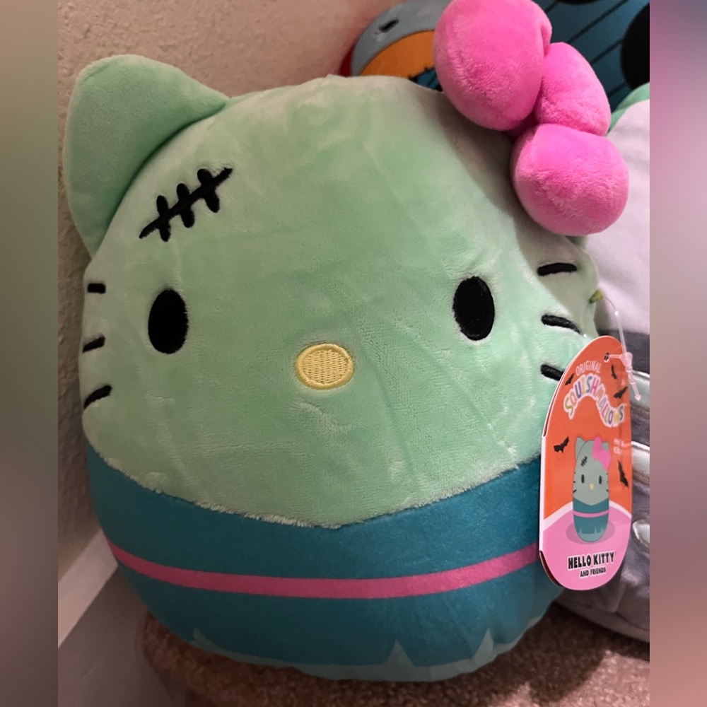 Squishmallows HELLO KITTY Frankenstein RARE 8” BNWT Sanrio